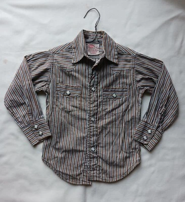 De colección Años 50 Levi’s Cuernos Cortos Perla Occidental Diamante Pargo DOT Sanforizado Niños Foto 1 de 4