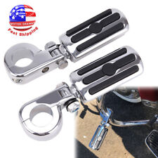 1.25" Motorcycle Highway Foot Pegs Footrest For Harley Touring Road King Glide