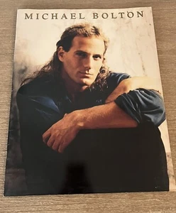 Programma libro concerto Michael Bolton World Tour 1991-92 - Foto 1 di 9