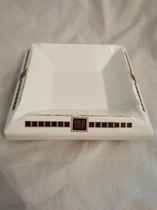 Silk Cut Classic Square HCW Pottery Ceramic Advertising Ashtray,Vintage Pub/Bar - Picture 1 of 12