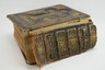 RARE 1884 CATHOLIC ANTIQUE FAMILY BIBLE HAYDOCK DOUAY RHEIMS .22KT GOLD LEATHER