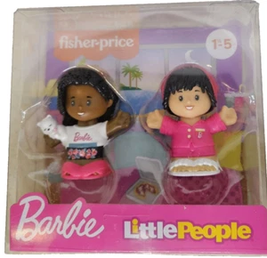 Fisher Price Barbie Sleepover Little People Mattel Juego de dos figuras 2022 - Imagen 1 de 8