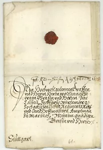 Sugenheim 1658 n Stoccarda Philipp Ludwig di Seckendorff (1597-1666) Vestenberg - Foto 1 di 3