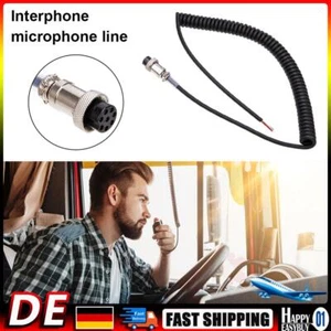 8-poliges Handlautsprecher-Mikrofon-Verlängerungskabel für Alinco EMS-57 EMS-53 - Bild 1 von 11