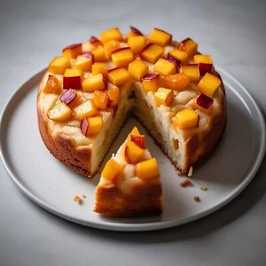 Andy Anand frischer fertiger zuckerfreier Pfirsichkuchen 9" (2 Pfund), Versand am 2. Tag Luft - Bild 1 von 8