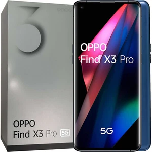 BNIB Oppo Find X3 Pro CPH2173 Dual-SIM 256GB + 12GB Blue Factory Unlocked 5G OEM - Afbeelding 1 van 7