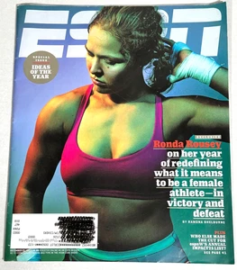 Revista Ronda Rousey Edición Especial ESPN 21/12/2015 UFC MMA Champ RARA EN MUY BUENA CONDICIÓN+ - Imagen 1 de 2