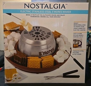 Nostalgia Electronic Stainless Steel S'Mores Maker - NEW & SEALED - Picture 1 of 10