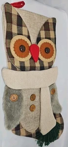  Prima Creations Búho Materiales Mezclados Navidad Medias Botones Piel Hilo Bufanda - Imagen 1 de 10