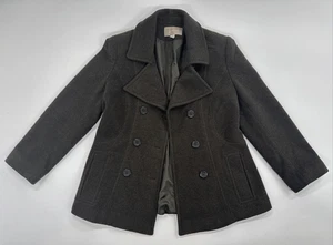 Chaqueta Chaquetón Croft Barrow Lana Mujer Mediana Verde Ejército Forrada Invierno Militar - Imagen 1 de 12