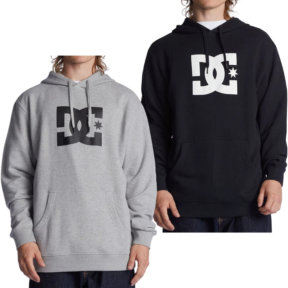 DC Shoes Mens Star Pullover Hooded Sweatshirt Sweater Jumper Hoody Hoodie - Image 1 of 1