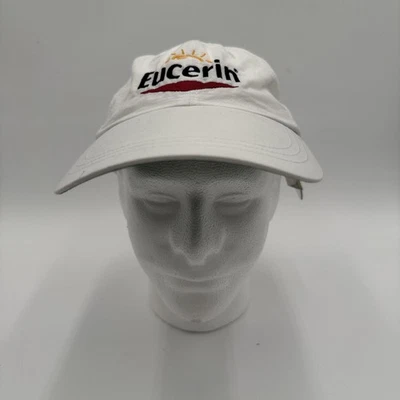 Eucerin Sombrero Gorra Correa Trasera Blanco Publicidad Bordado UV 50+ Hombre Cuidado de la Piel Foto 1 de 4