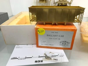 832 PSC 100 Ton Ballast Car AAR Class HK Brass O Scale 2 Rail - Picture 1 of 10