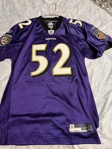 Ray Lewis Baltimore Ravens Reebok Authentic NFL Jersey Size 48 - Picture 1 of 5