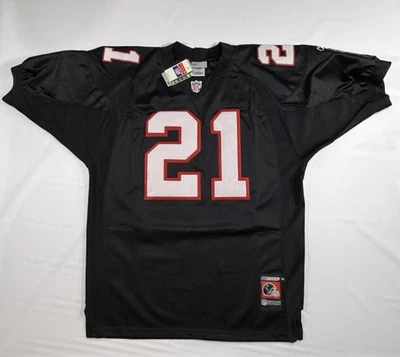 Camiseta Reebok Atlanta Falcons #21 Deion Sanders Reebok NFL tamanho 50 vintage nova com etiquetas - Imagem 1 de 4