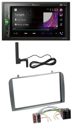 Pioneer MP3 DAB AUX 2DIN Bluetooth Autoradio für Alfa Romeo GT 147 00-10 anthraz - Bild 1 von 4