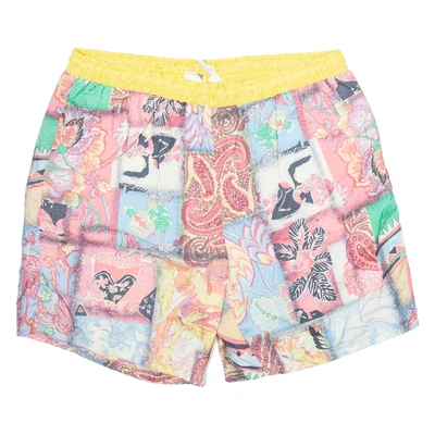 Pantalones Cortos de Natación FREE SPORT Mujer Rosa Relajado Patrón Loco L W36 Foto 1 de 4