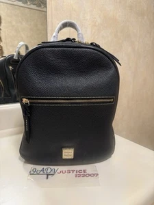 Dooney & Bourke Pebble Grain LARGE Ronnie Backpack w/ Registration card - Picture 1 of 8