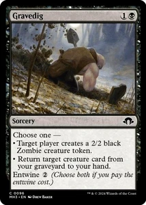 X 1 Gravedig NM-M Modern Horizons 096 MTG Magic The Gathering - Picture 1 of 2