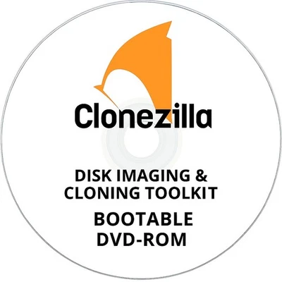 Clonezilla Live – Disk Imaging & Cloning Toolkit – Bootable CD-ROM Win/Mac/Linux - Image 1 of 3
