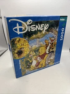 Disney Photomosaics Puzzle - Winnie the Pooh - 1000 Pieces With Poster Excellent - Picture 1 of 1