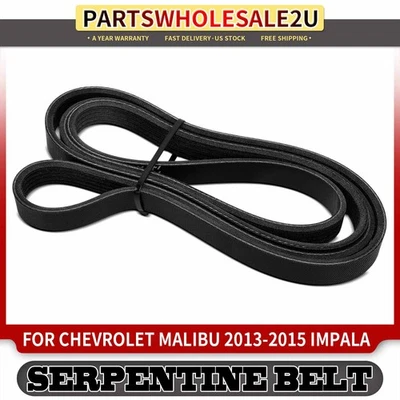 69.47 英寸全新蛇形皮带适用于雪佛兰迈锐宝 2013 - 2015 Impala 2014 - 2019 别克 — 第 1/4 张图片