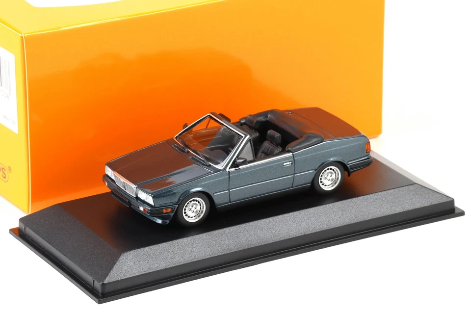 MASERATI BITURBO SPYDER 1984 GREEN METAL MAXICHAMPS 940123530 1 43 MINICHAMPS