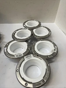 IPS CLOSET FLANGE WITH ADJUSTABLE RING No Pipe Stop Qty 6 - Picture 1 of 2