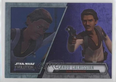 2016 Topps Star Wars Evolution Purple Lightsaber Lando Calrissian #65 1m8 - Image 1 of 3