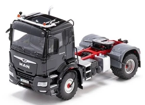WIKING, MAN TGS 18.510 4x4 BL Nero, 1/32,  WIK77651 - Foto 1 di 1