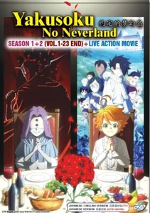 Anime DVD The Promised Neverland Season 1+2 Vol.1-23 End + Live Action Movie - Picture 1 of 4