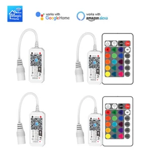 Magic Home WiFi Led Strip Controller DC5-24V RGB RGBW Streifen Android IOS Alexa - Bild 1 von 17
