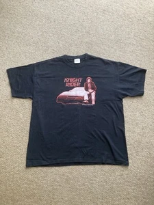 Knight Rider Vintage Herren XL schwarz grafisches Logo T-Shirt - Bild 1 von 8