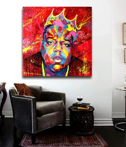 Biggie Smalls Notorious BIG 24 x 24 Canvas Ready to Hang Custom Artwork 1.5 inch - Picture 1 of 5