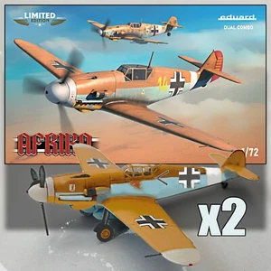 EDUARD 2112 1/72 AFRIKA BF109 DUAL COMBO LIMITED EDITION KIT - Picture 1 of 7