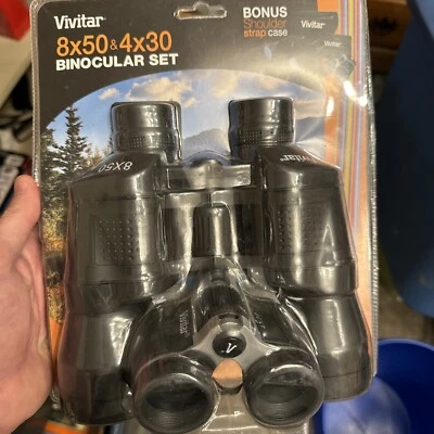 Vivitar Binoculars   Set 8x50 & 4x30 - BRAND NEW - Image 1 of 4