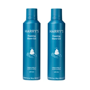 Harry's Men's Foaming Shave Gel with Aloe, 6.7 oz, 2 Pack NEW - Picture 1 of 11