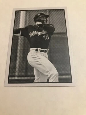 2019 Bowman Heritage Corey Ray BLACK & WHITE Variant Parallel (#53P-128) - Image 1 of 2