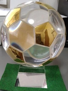 Rare! 1998 FIFA World Cup France Commemorative Soccer Ball Crystal Trophy - Picture 1 of 5