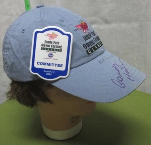 Jamie Farr Toledo Classic Autogramm Kappe LPGA Golf Mütze mit Komitee Abzeichen 2004 - Bild 1 von 4