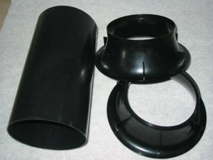 KIT TUBO REFLEX AIRPORT AEROPORT 6" ORIGINALE 16 CM 160 BOX SUBWOOFER SPL NERO - - Foto 1 di 1