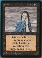 Gloom Beta NM Black Uncommon MAGIC THE GATHERING MTG CARD (ID# 227669) ABUGames
