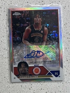 2023 Topps Chrome McDonalds All American - Chrome Autographs Isaiah Collier... - Bild 1 von 2