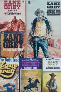 Zane Grey Cowboy Buch Vintage Zane Grey Western Taschenbücher viele Titel wählbar - Bild 1 von 19