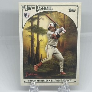2023 Topps Bob Ross The Joy of Baseball Gunnar Henderson Rookie Card #94 RC