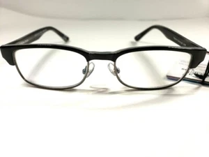 STVDIO Jeff Banks London Design Reading Glasses "Cartwright" Charcoal Black - Picture 1 of 3