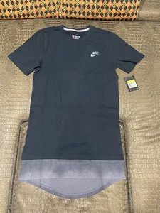 NIKE Nike Men'S QT S+ Air Python T-SHIRT BLACK/GREY 695731-010 NEW - Picture 1 of 5