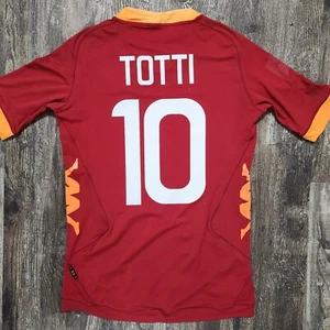 Camiseta de fútbol local 2012 Kappa AS Roma Francesco Totti para hombre XS Italia Calcio Roma - Imagen 1 de 11