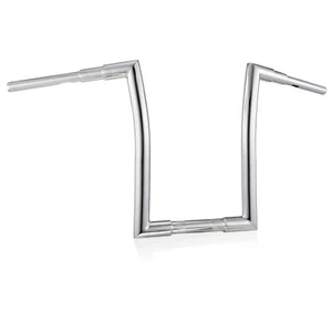 Used 14" Ape Hanger Handlebars for Softail Dyna 08-23 Fat Bob 06-17 Wide Glide - Picture 1 of 14