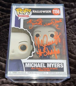 Michael Myers Funko # 1156 Halloween Quadruple Signed Castle Harris Scout Mane - Picture 1 of 10